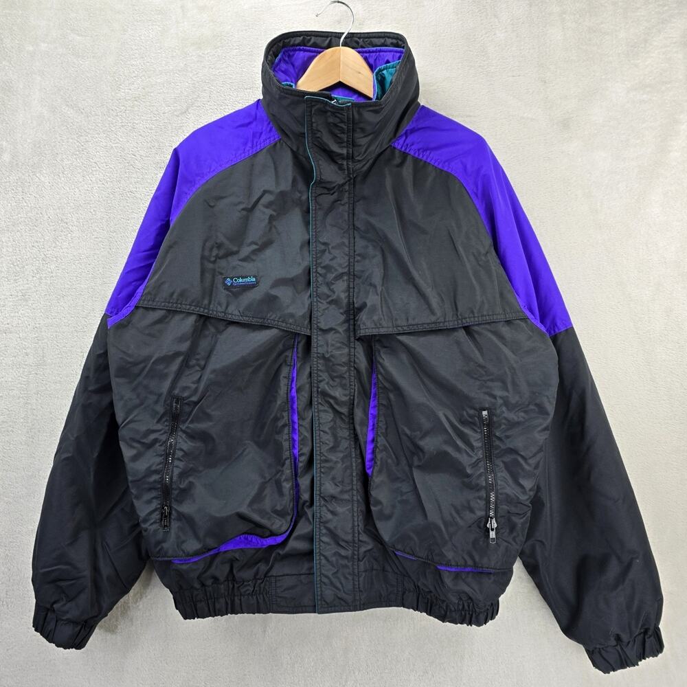 Vintage Columbia Powder Keg Jacket Men XL Waterproof Removable Liner 3 in 1 90s